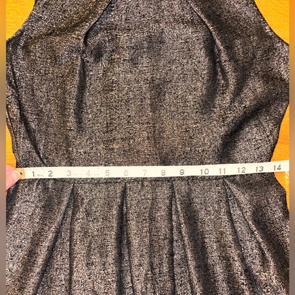 One ❤️ Clothing LA Holiday party dress Med. black and gold sleeveless mini prom - Picture 6 of 7